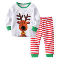 Baby Fashion Cute Cotton Christmas T Shirt Set